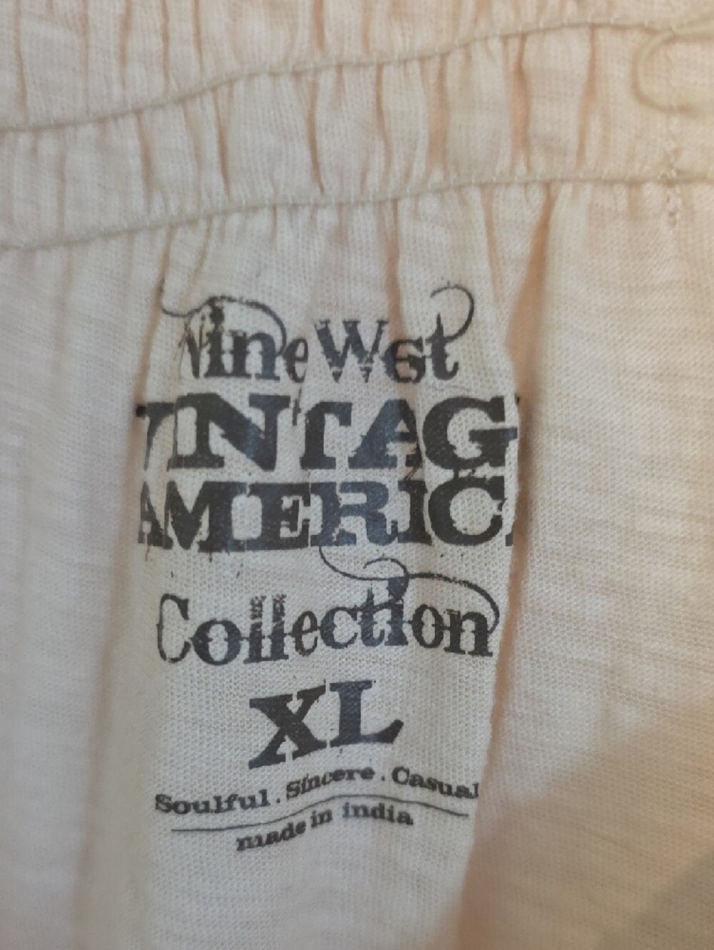Light Cream Embroidered V-Neck Tunic Top - Picture 3 of 4